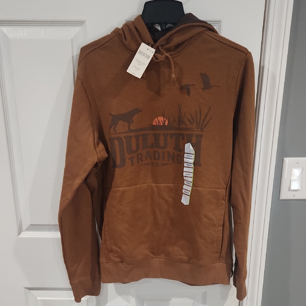 Duluth Trading Co Earthy Brown Hoodie